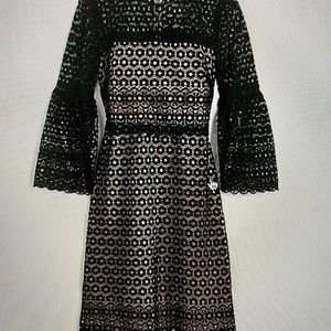 J. Crew Bell-sleeve daisylace dress